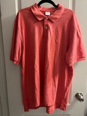Brooks Brothers Coral Short-Sleeve Polo